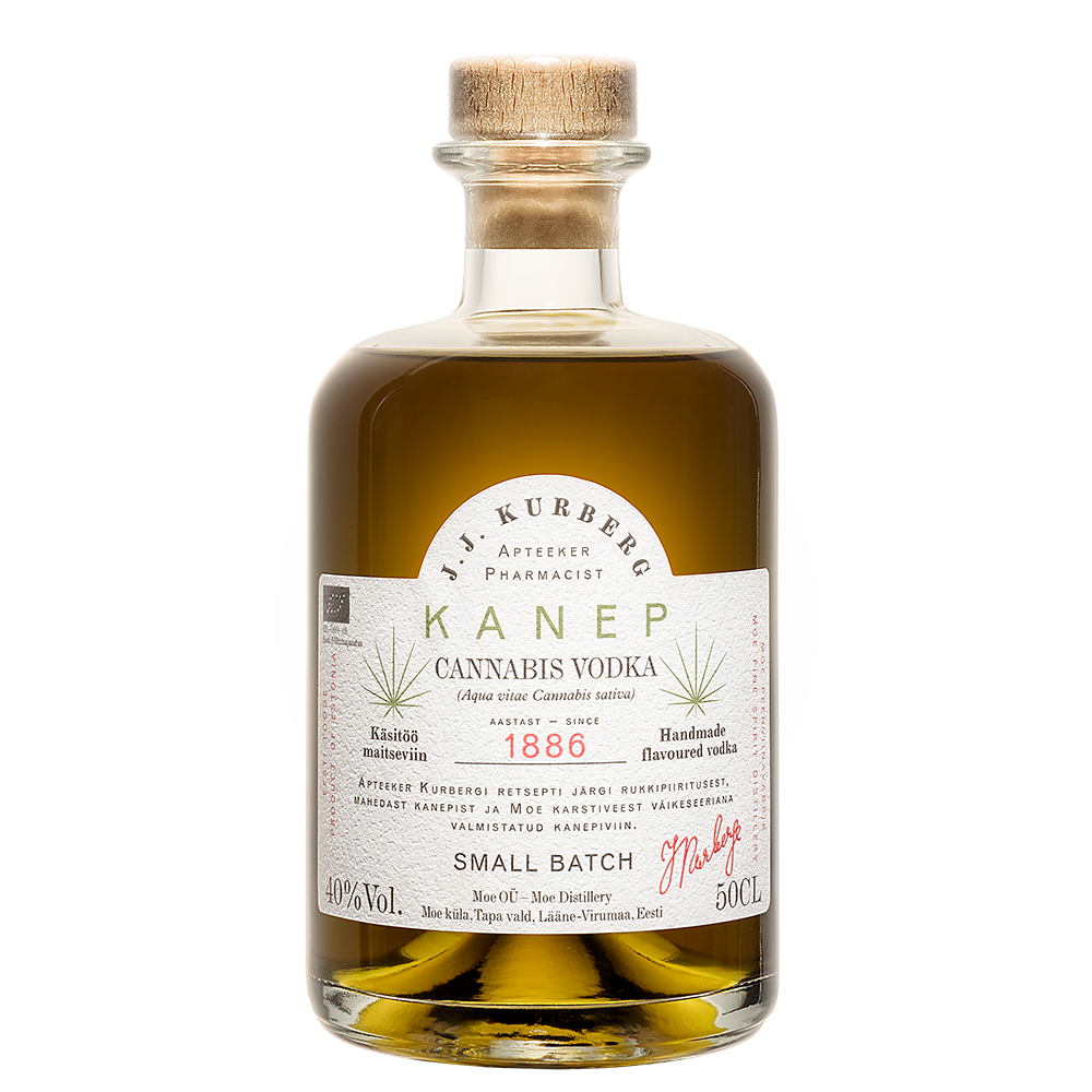 J.J Kurberg Vodka Kanep Cannabis Organic