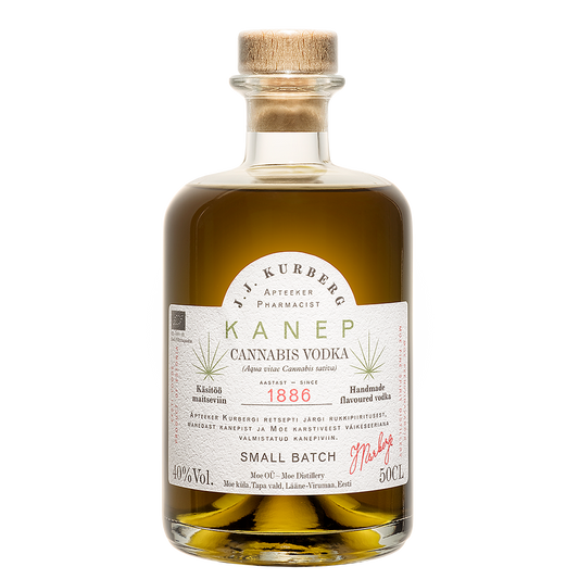 J.J Kurberg Vodka Kanep Cannabis Organic